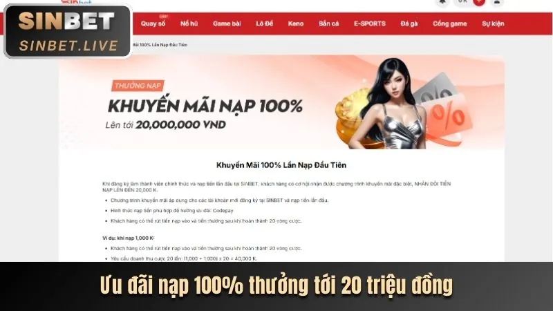 Khuyến mãi nạp tiền lần đầu XX8